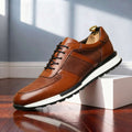 Daniel T. Brooks Leren Sneakers