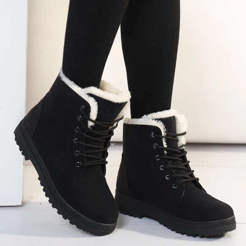 Freya | Botas de invierno acogedoras hasta el tobillo para mujer