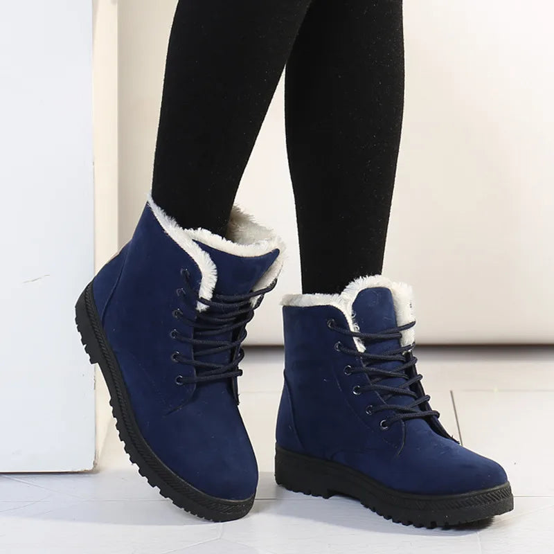 Freya | Botas de invierno acogedoras hasta el tobillo para mujer