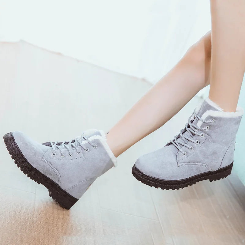 Freya | Botas de invierno acogedoras hasta el tobillo para mujer