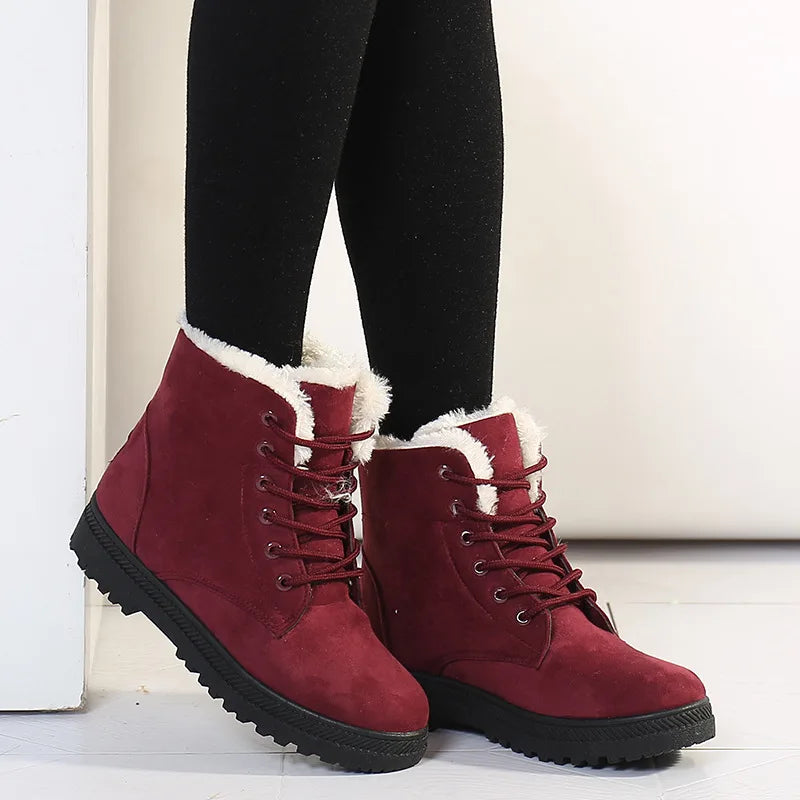 Freya | Botas de invierno acogedoras hasta el tobillo para mujer