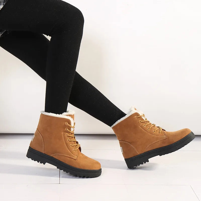 Freya | Botas de invierno acogedoras hasta el tobillo para mujer