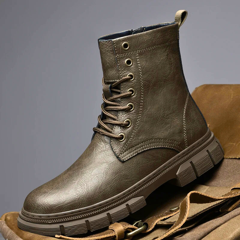 Bottes en cuir véritable