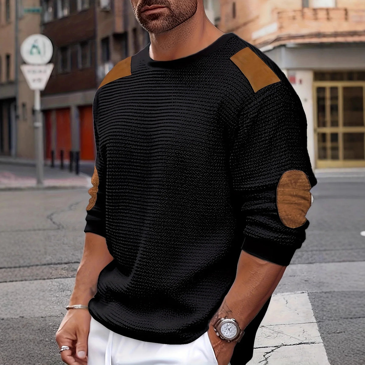 Gannon | Pull en maille texturée pour homme