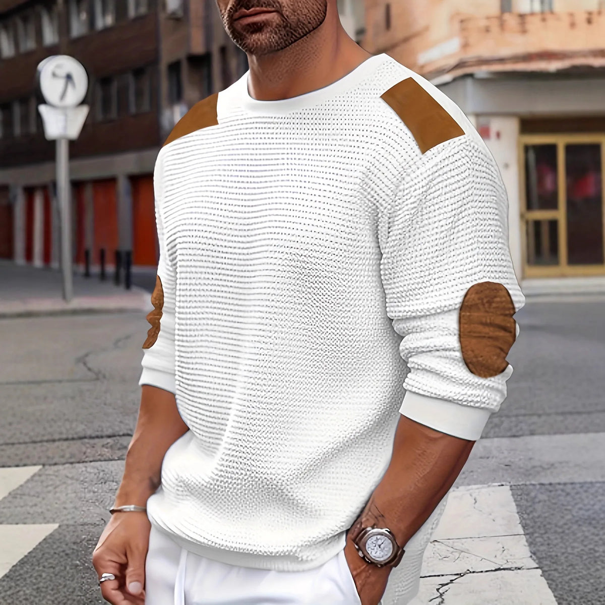Gannon | Pull en maille texturée pour homme