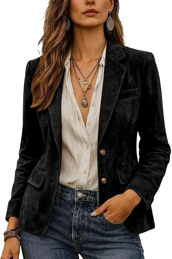 Georgina | Women's Suede Classic Blazer