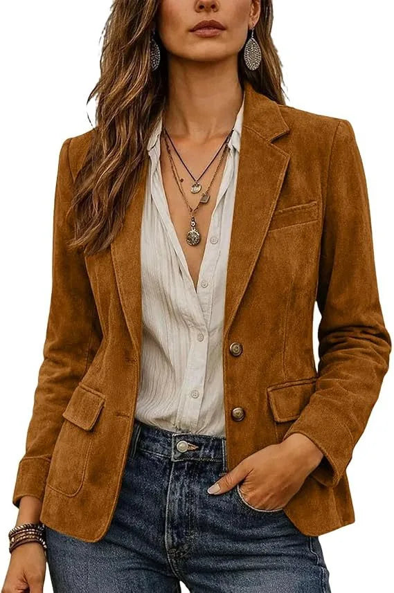 Georgina | Women's Suede Classic Blazer
