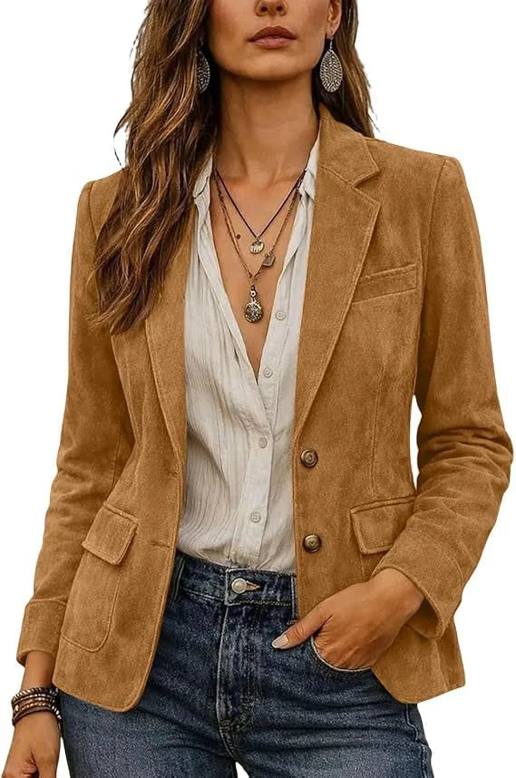 Georgina | Women's Suede Classic Blazer