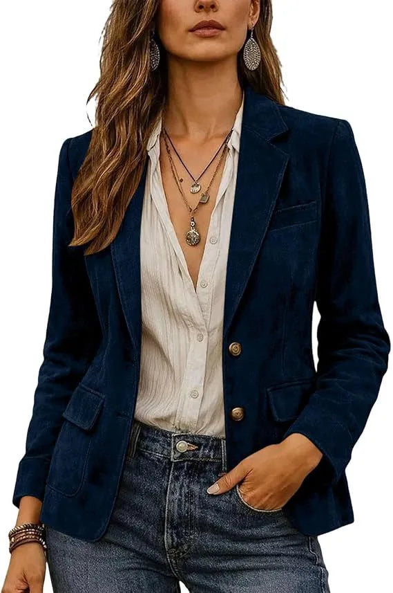 Georgina | Women's Suede Classic Blazer