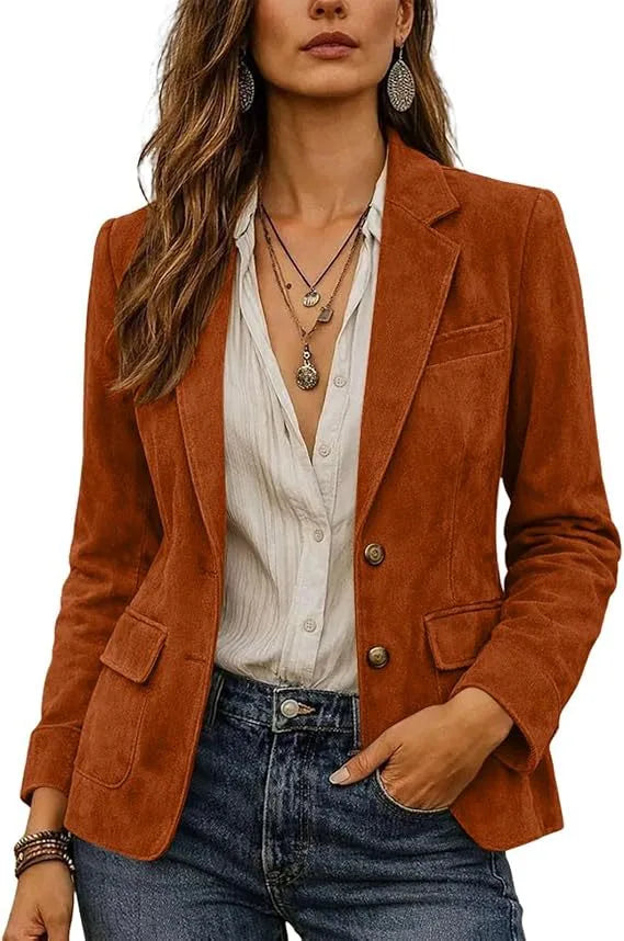 Georgina | Women's Suede Classic Blazer