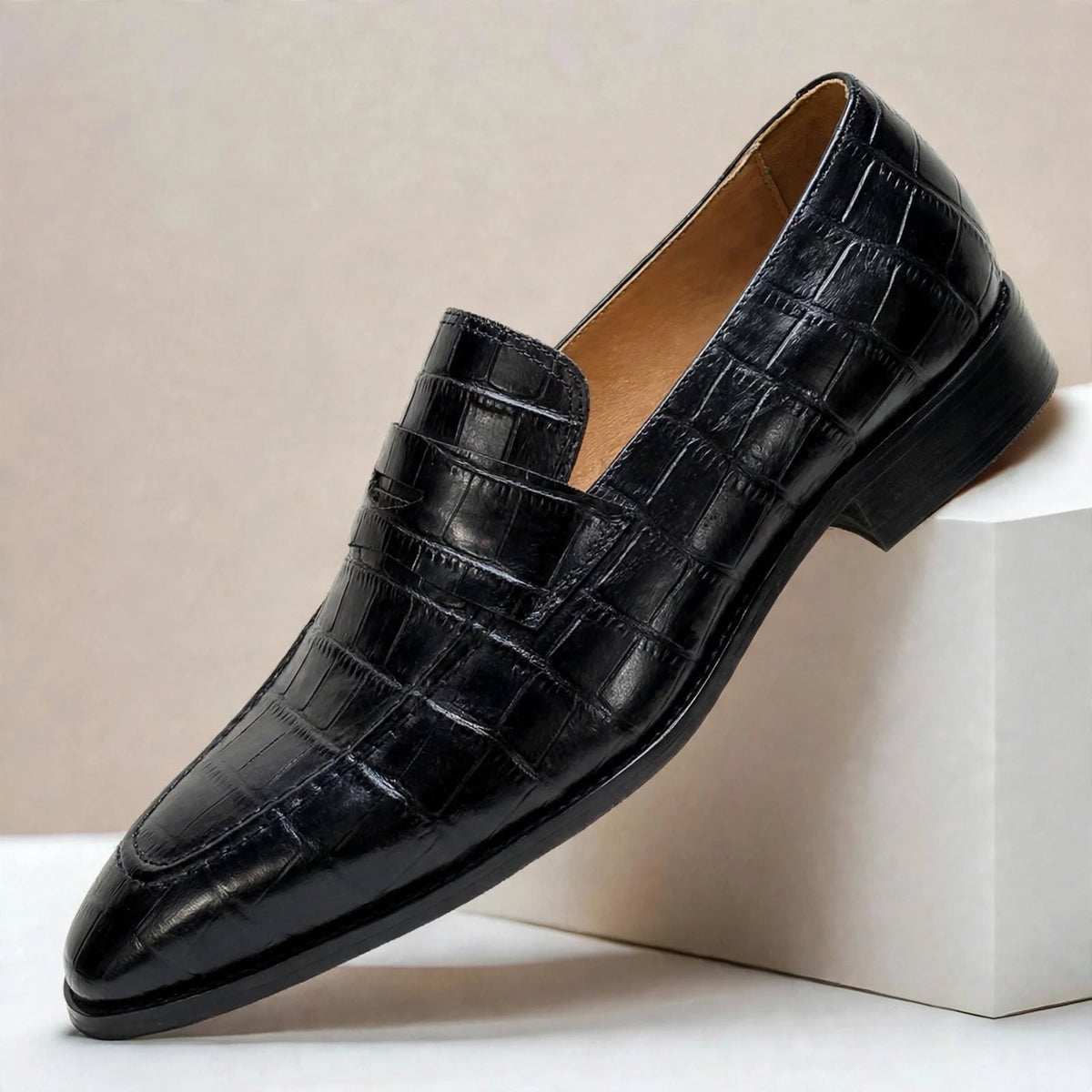 Galvani loafers i koskind
