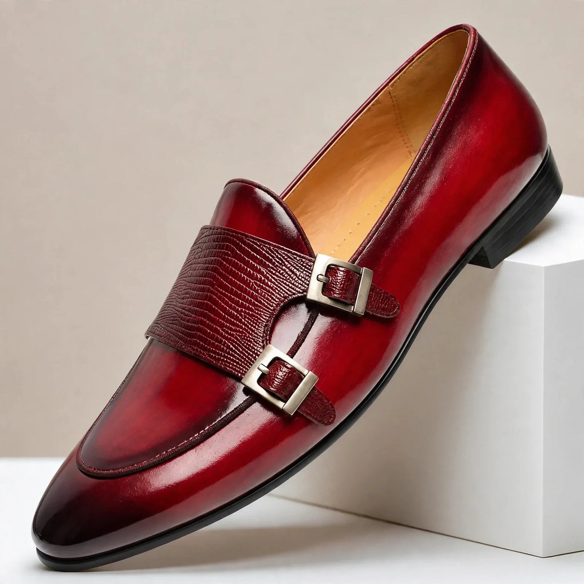 Mocassins Varenna en cuir de vachette