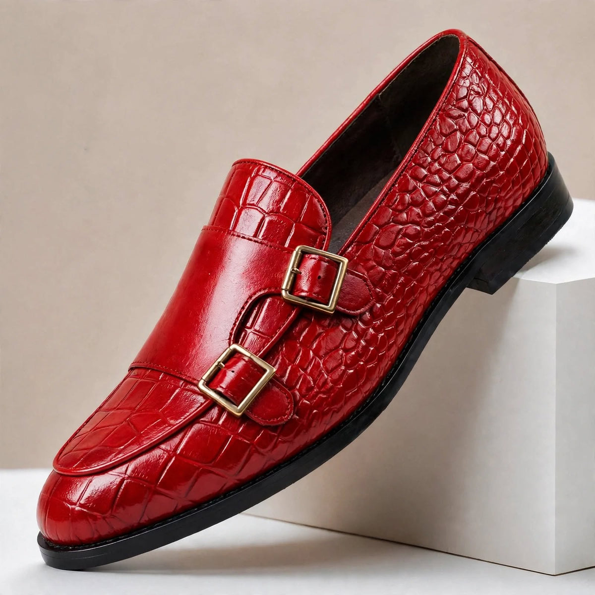 Lasaro Cowhide Leather Loafers