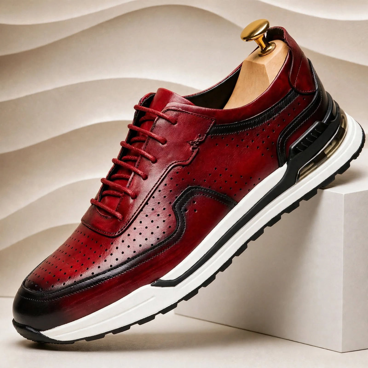 Sneakers Valencia in pelle bovina