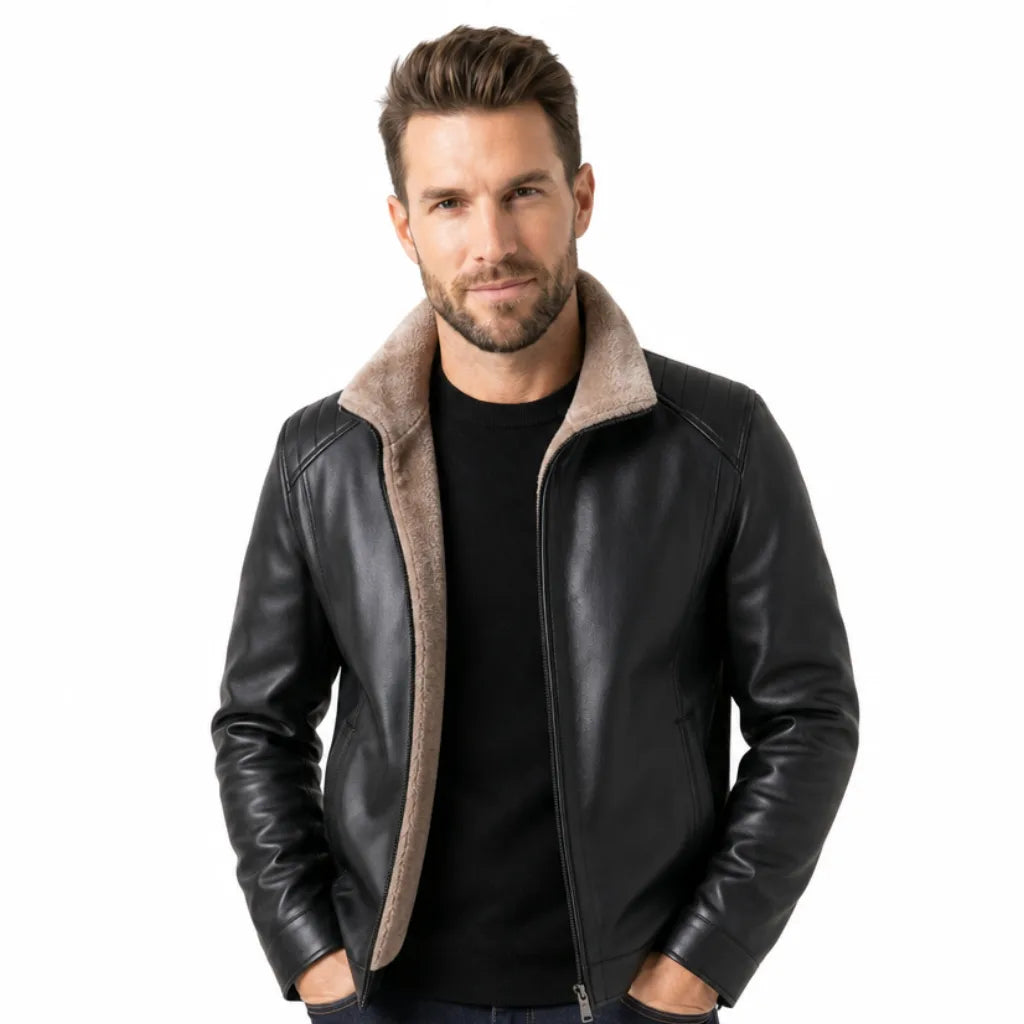 Godwin | Chaqueta forrada con cremallera para hombre