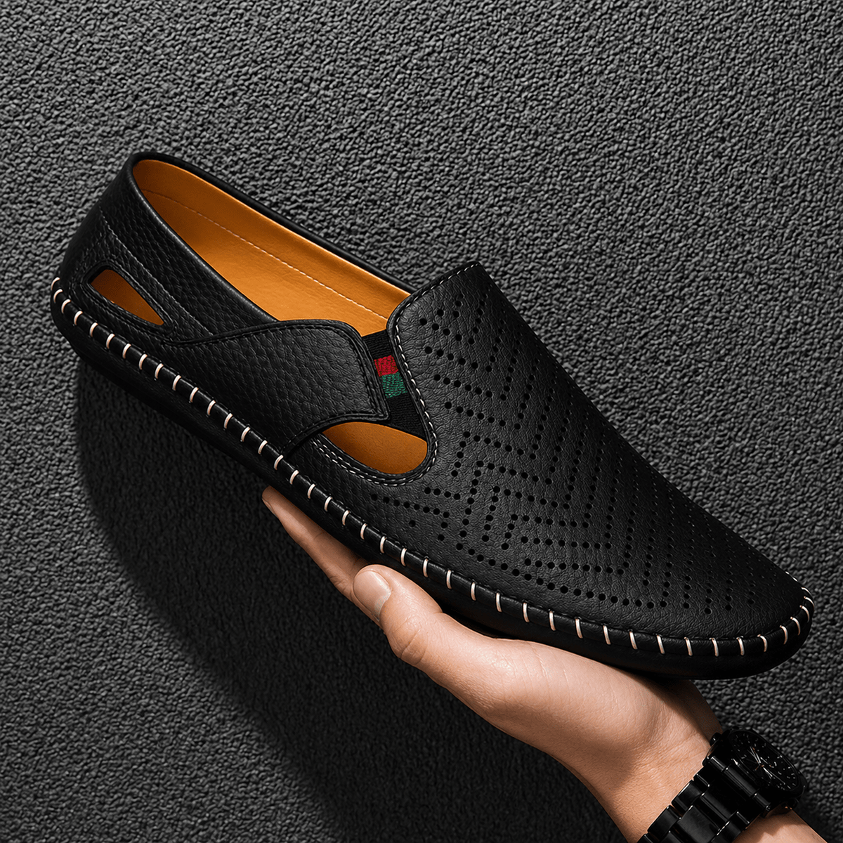 GRAYSON LEATHER SANDALS - ARDEN ROVE