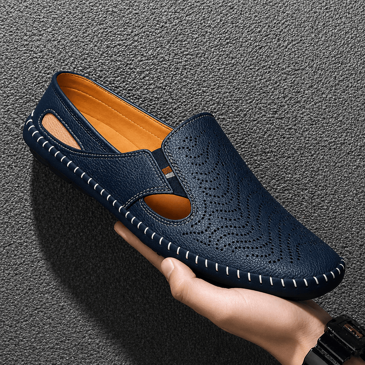 GRAYSON LEATHER SANDALS - ARDEN ROVE