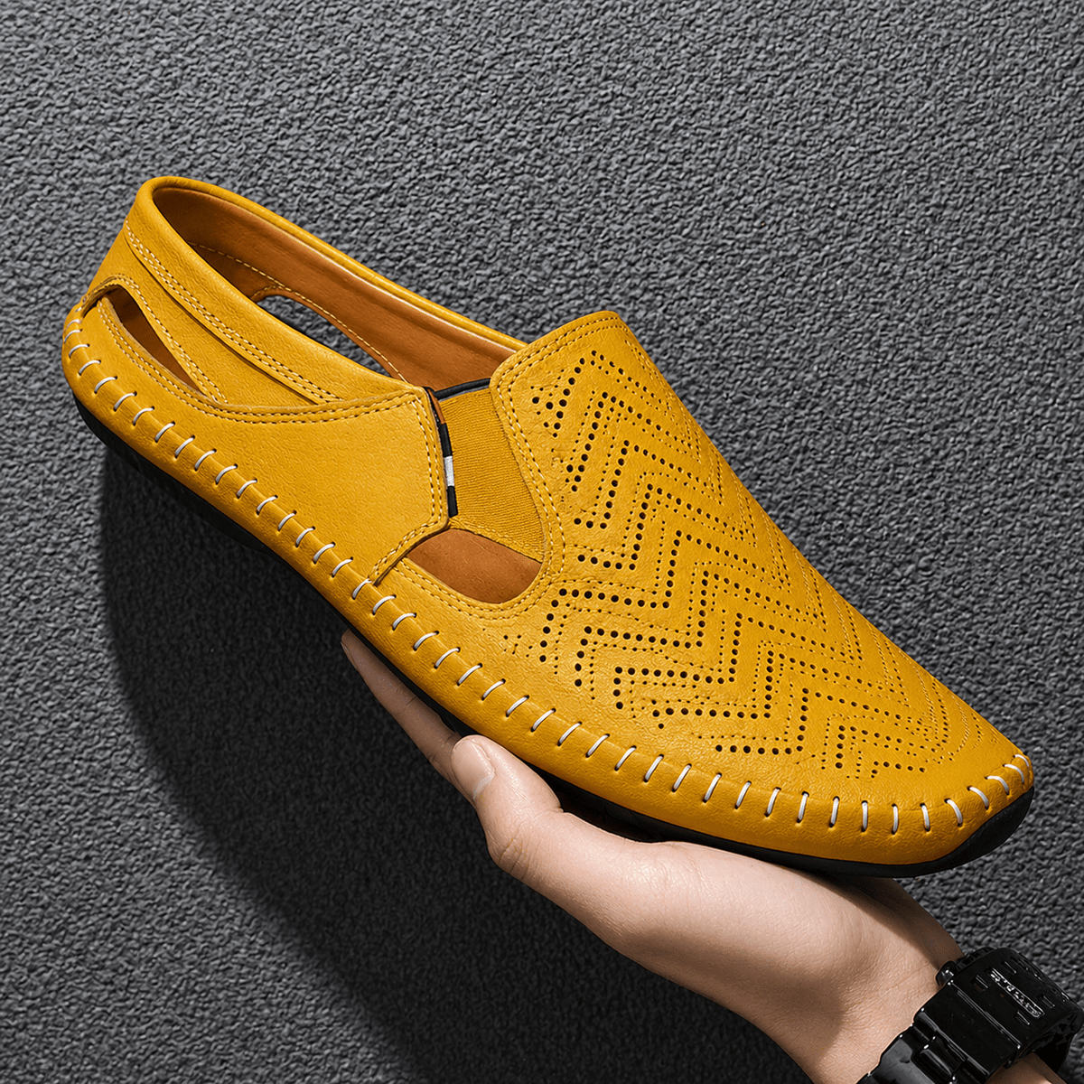 GRAYSON LEATHER SANDALS - ARDEN ROVE