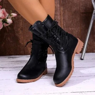 Gwendolyn | Botas ortopédicas de media caña para mujer