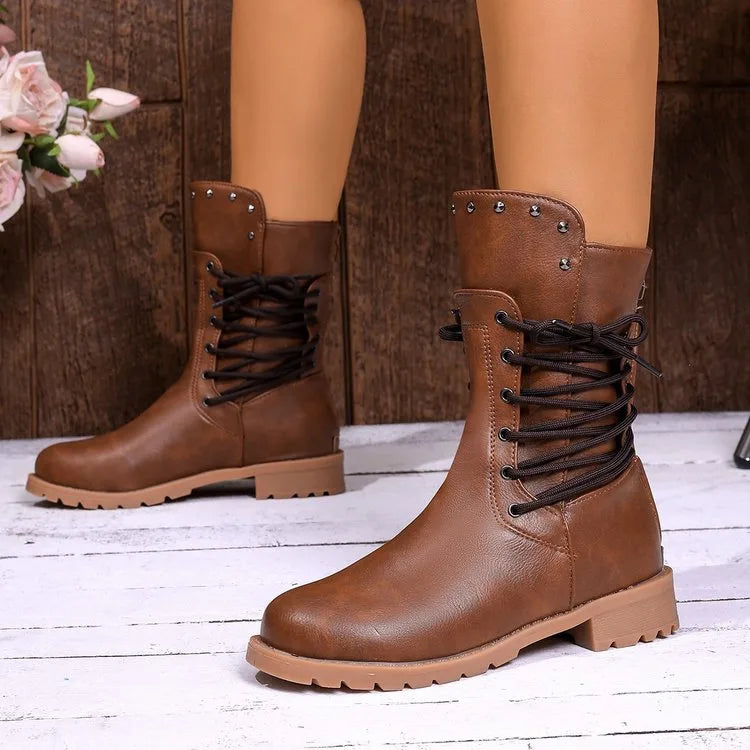 Gwendolyn | Botas ortopédicas de media caña para mujer