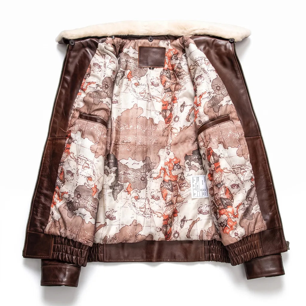 Halet | blouson aviateur en cuir pour homme