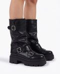 Harlow Plateau-Stiefel bis zur Wadenmitte
