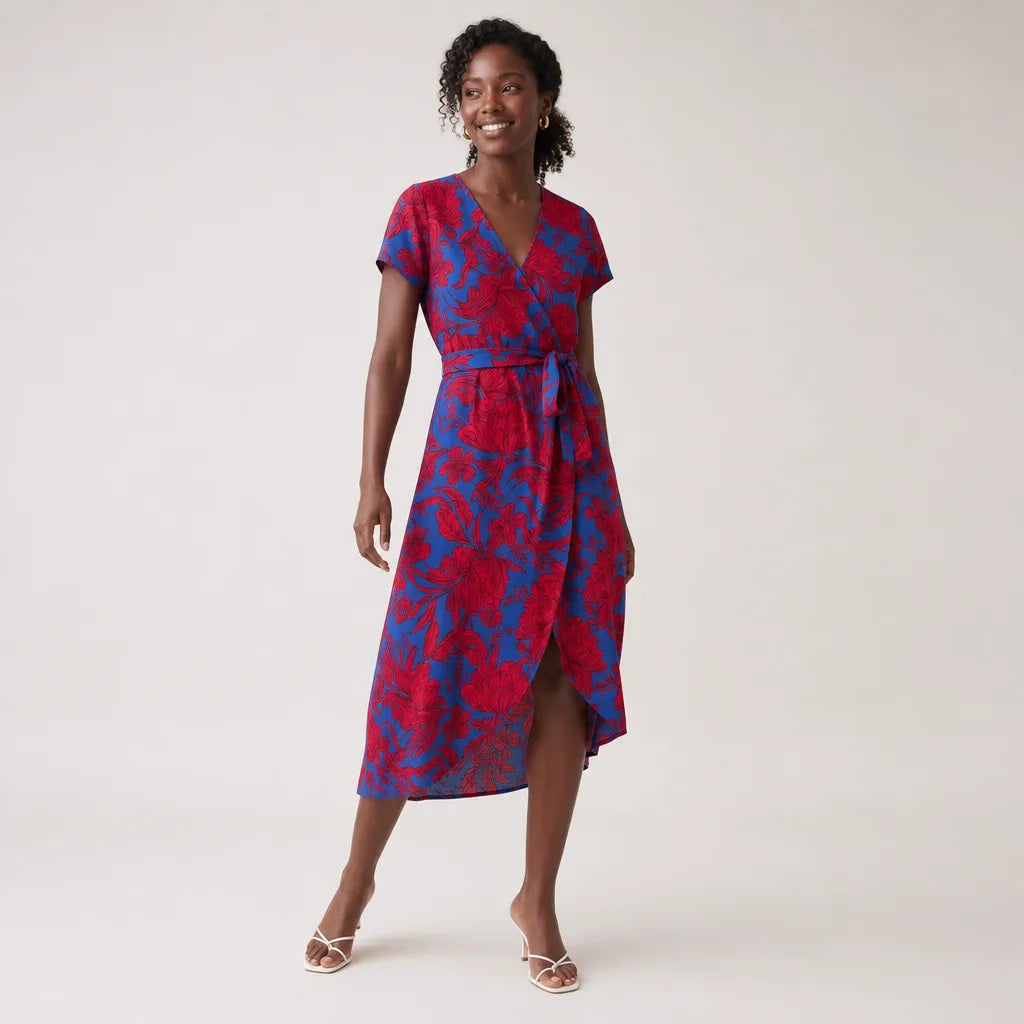 Helena | Vestido Floral de Mulher