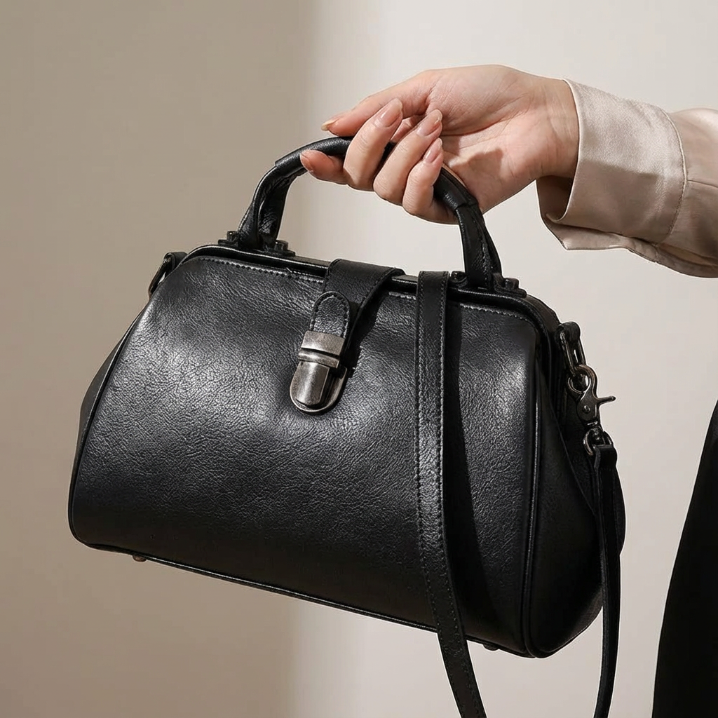 Amelie Echtlederhandtasche