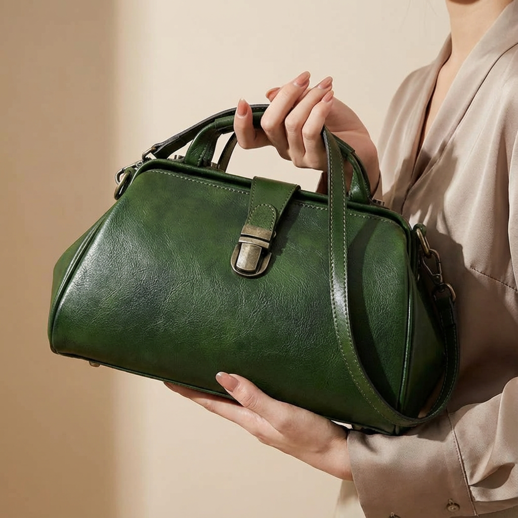 Amelie Echtlederhandtasche