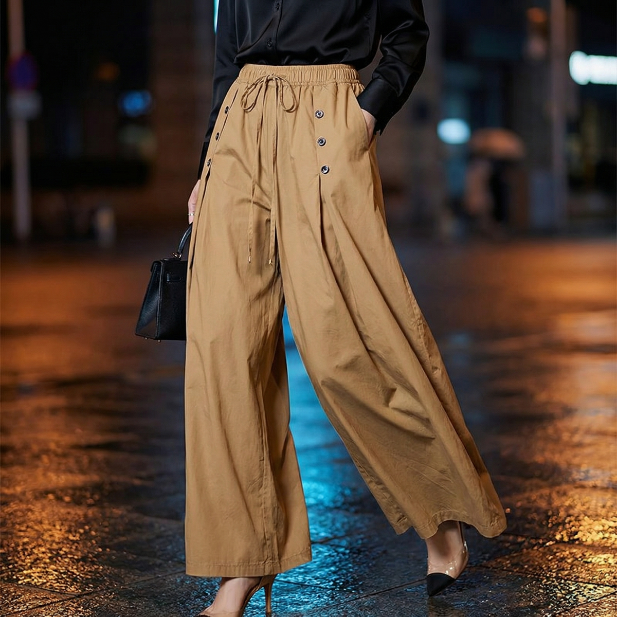 Pantalon large Elva