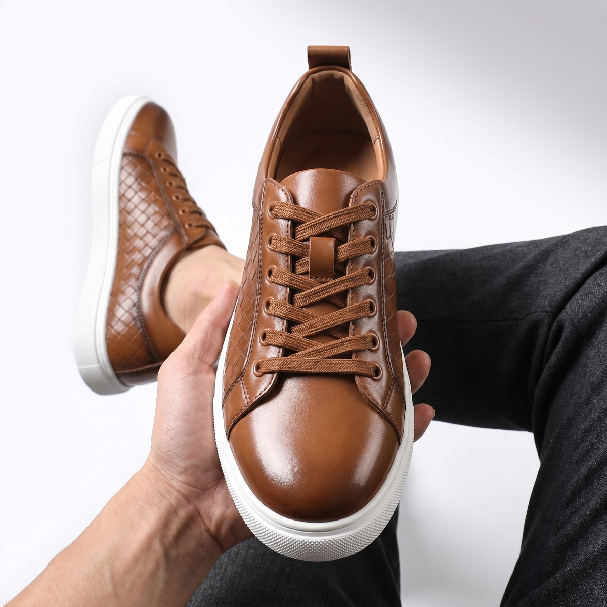 Jameson lædersneaker