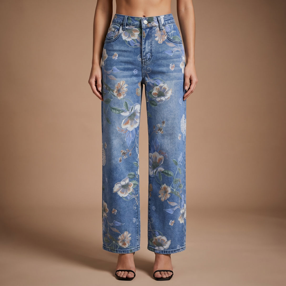 Victoria jeans med vida ben