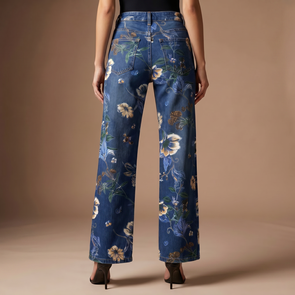 Victoria jeans med vida ben