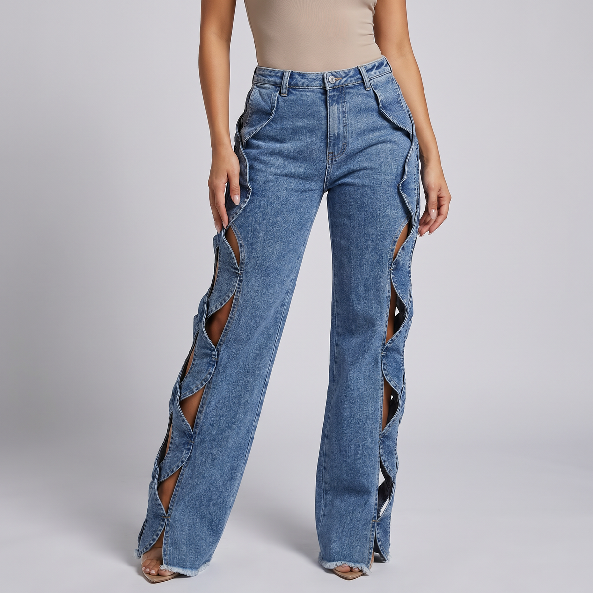Sophia Cutout-jeans