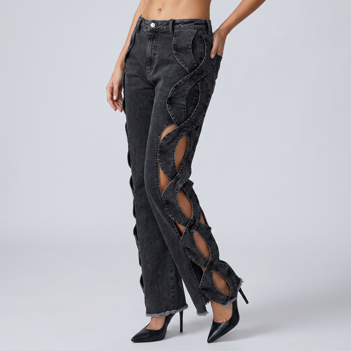 Sophia Cutout-jeans