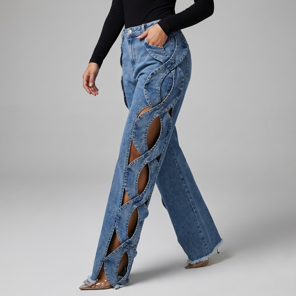 Sophia Cutout-jeans