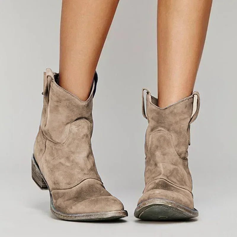 High Noon Suede Ankle Boot - ARDEN ROVE