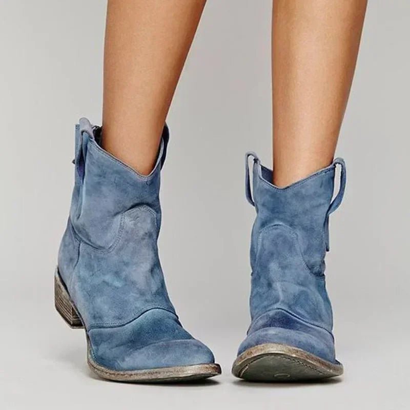 High Noon Suede Ankle Boot - ARDEN ROVE