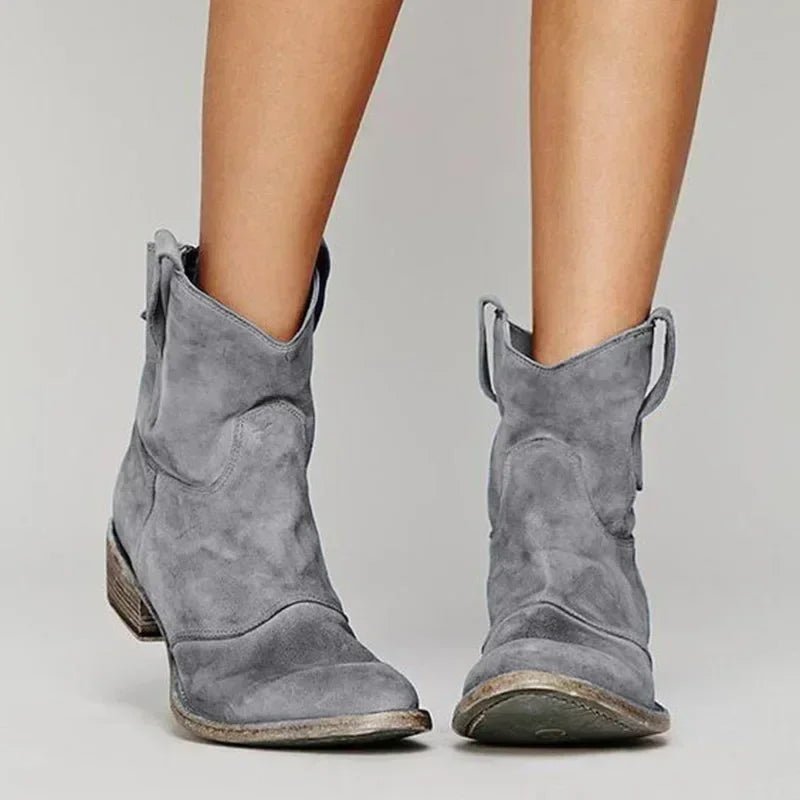 High Noon Suede Ankle Boot - ARDEN ROVE
