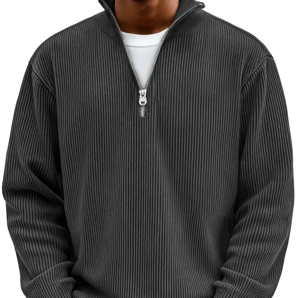 Hobart | Pull à col zippé pour homme