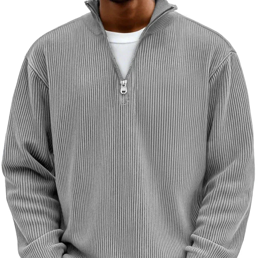Hobart | Pull à col zippé pour homme