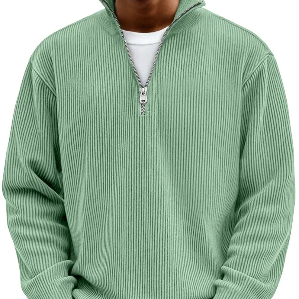 Hobart | Pull à col zippé pour homme