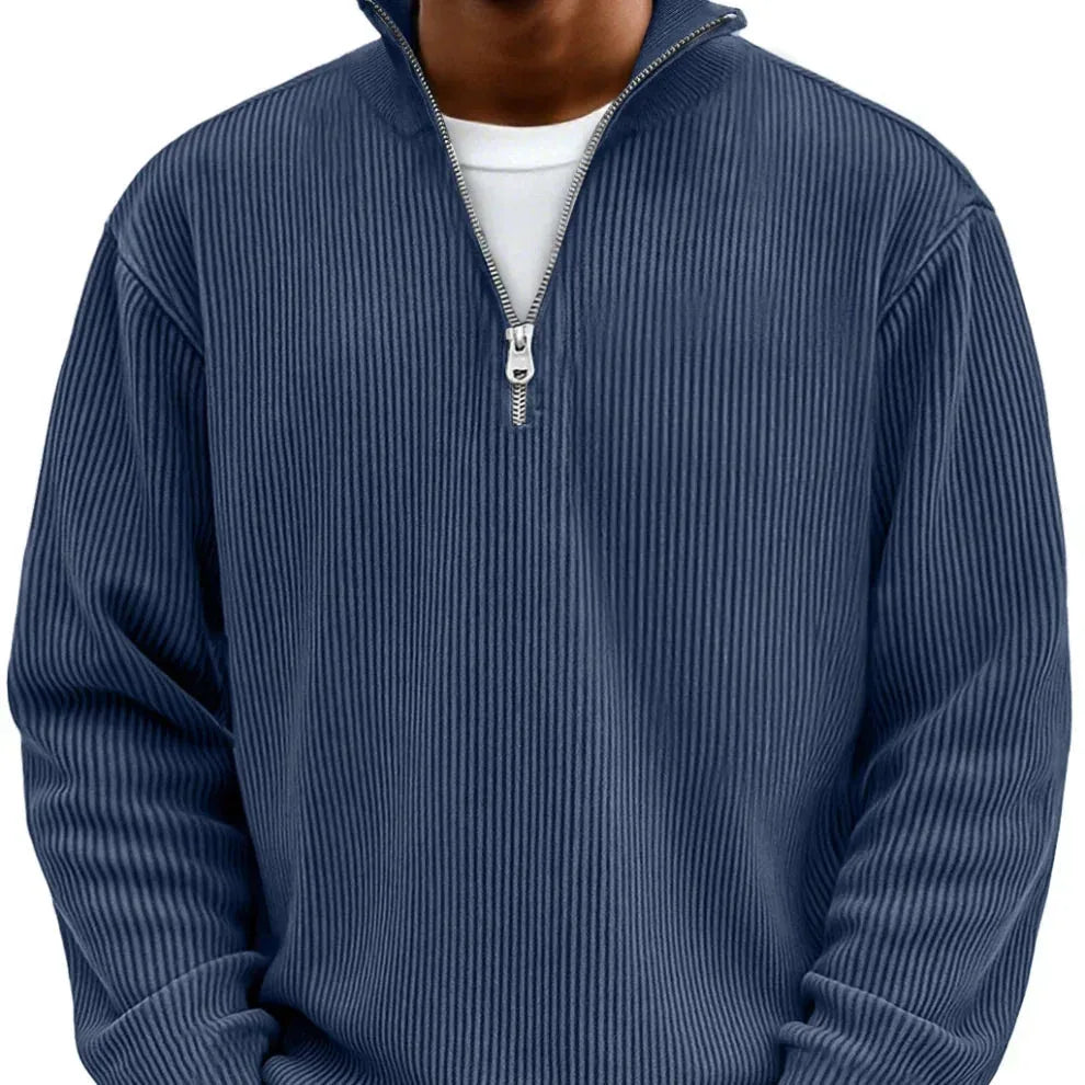 Hobart | Pull à col zippé pour homme