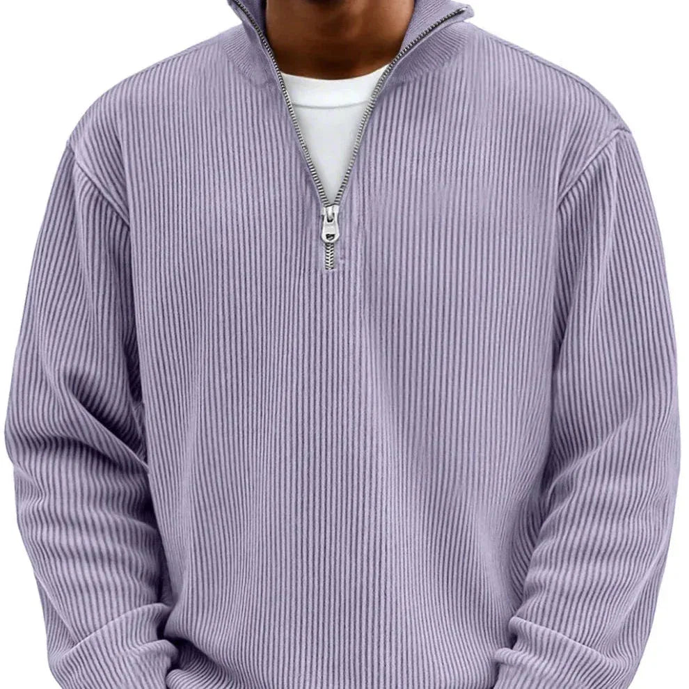 Hobart | Pull à col zippé pour homme