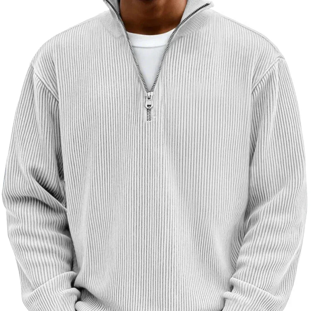 Hobart | Pull à col zippé pour homme