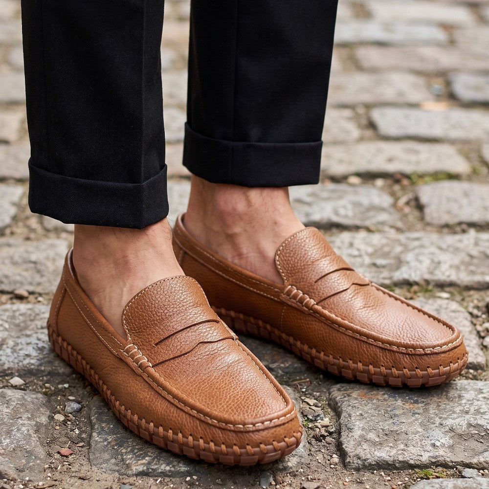 Hudson Loafers i Äkta Läder