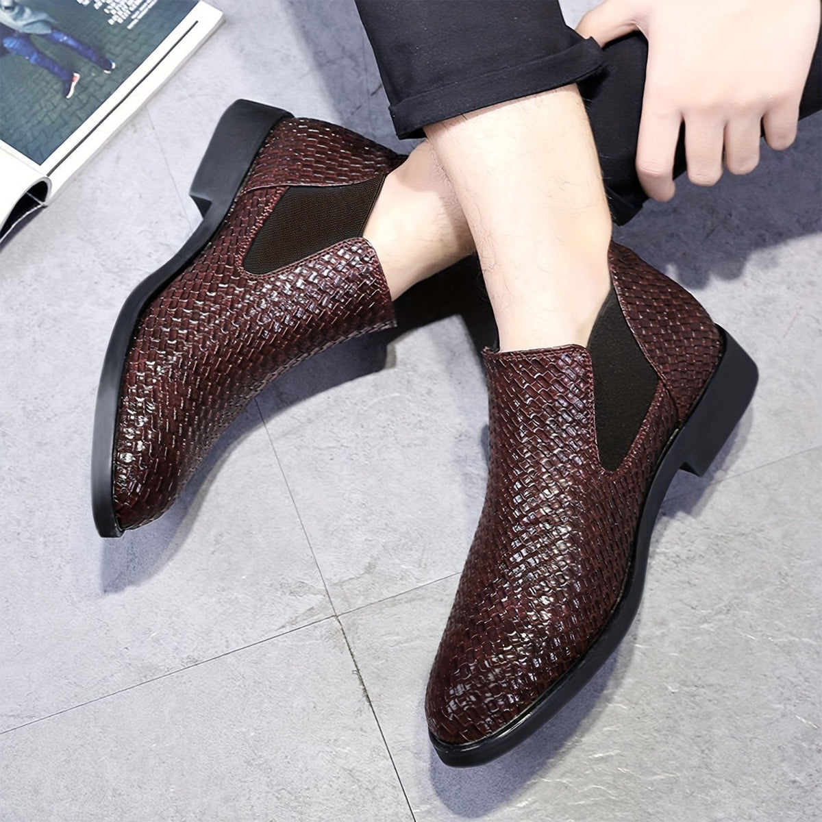 Hugo Weave Chelsea Boot - ARDEN ROVE