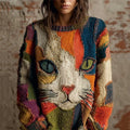 Hurley | Dames Artistic Cat Sweater Top