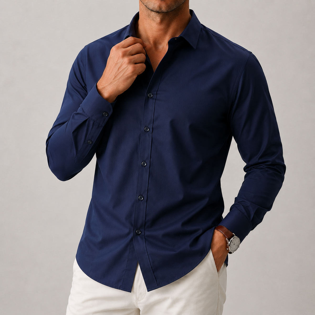 Camisa Social Antirrugas Devor