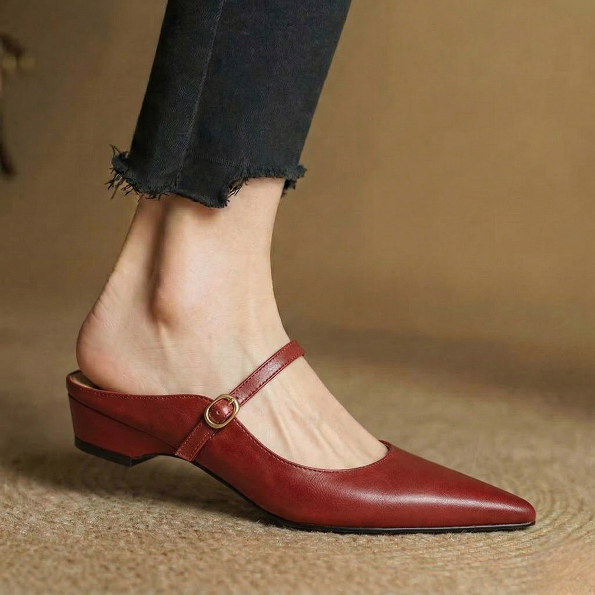 Mules Neok de cuero genuino
